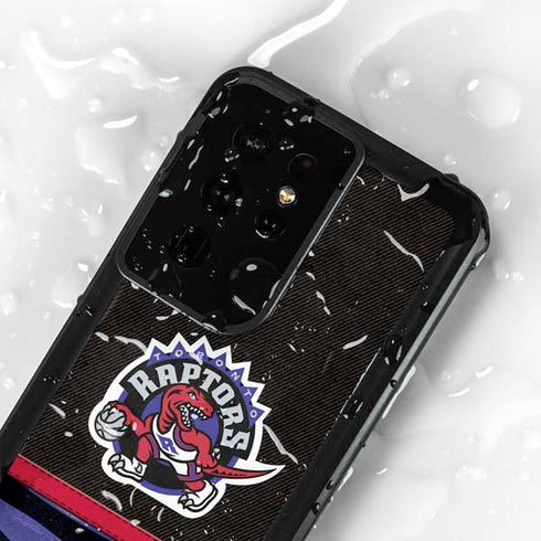 NBA Toronto Raptors Retro Palms Galaxy S24 Ultra Waterproof Case