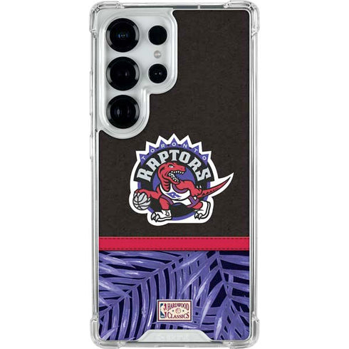 NBA Toronto Raptors Retro Palms Galaxy S25 Ultra Clear Case