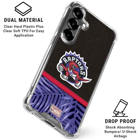 NBA Toronto Raptors Retro Palms Galaxy S26 Plus Clear Case
