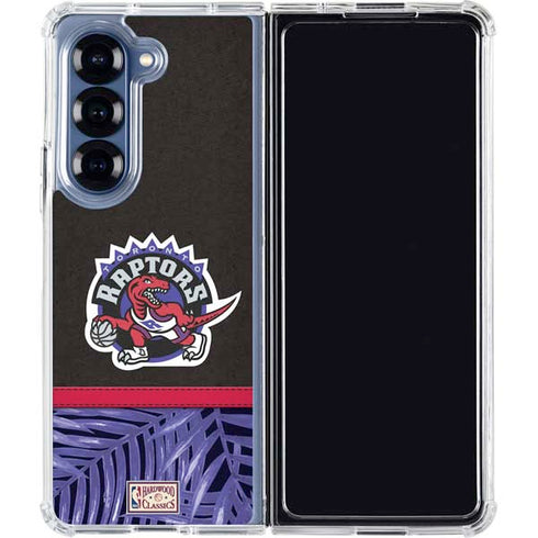 NBA Toronto Raptors Retro Palms Galaxy Z Fold7 Clear Case