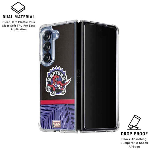NBA Toronto Raptors Retro Palms Galaxy Z Fold7 Clear Case