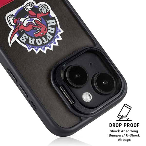 NBA Toronto Raptors Retro Palms iPhone 15 Plus Kickstand Case