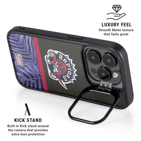 NBA Toronto Raptors Retro Palms iPhone 15 Pro Max Kickstand Case