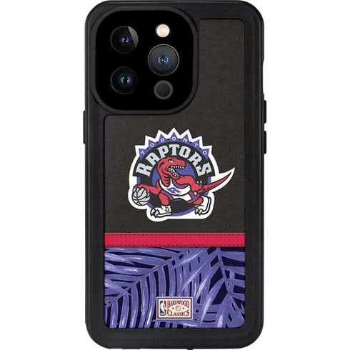 NBA Toronto Raptors Retro Palms iPhone 15 Pro Waterproof Case