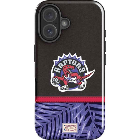 NBA Toronto Raptors Retro Palms iPhone 16 Plus Impact Case