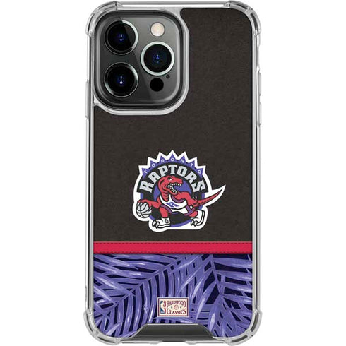 NBA Toronto Raptors Retro Palms iPhone 16 Pro Clear Case