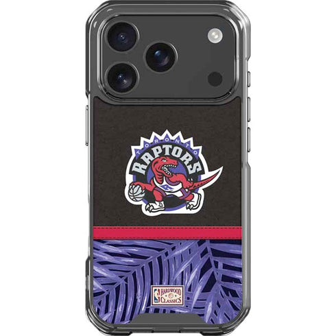 NBA Toronto Raptors Retro Palms iPhone 17 Pro Clear Case