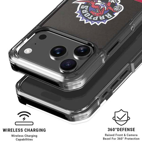 NBA Toronto Raptors Retro Palms iPhone 17 Pro Clear Case