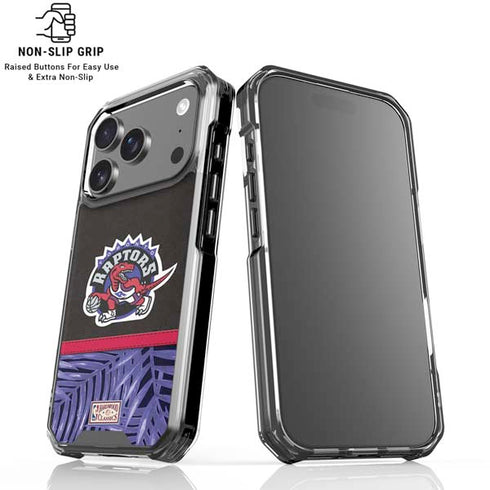 NBA Toronto Raptors Retro Palms iPhone 17 Pro Clear Case