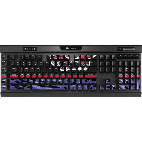 NBA Toronto Raptors Retro Palms K95 RGB PLATINUM Mechanical Gaming Keyboard Skin