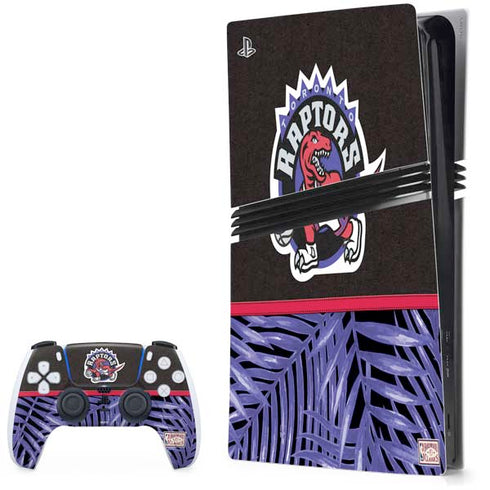 NBA Toronto Raptors Retro Palms PS5 Pro Bundle Skin