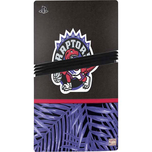 NBA Toronto Raptors Retro Palms PS5 Pro Console Skin