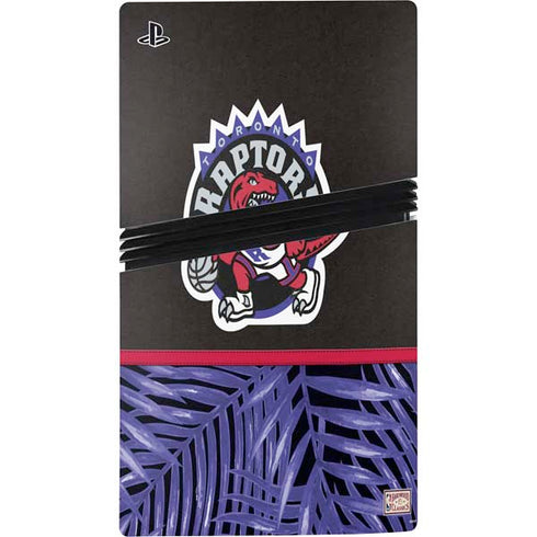 NBA Toronto Raptors Retro Palms PS5 Pro Disk Console Skin