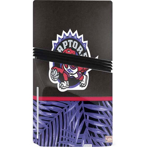 NBA Toronto Raptors Retro Palms PS5 Pro Disk Console Skin