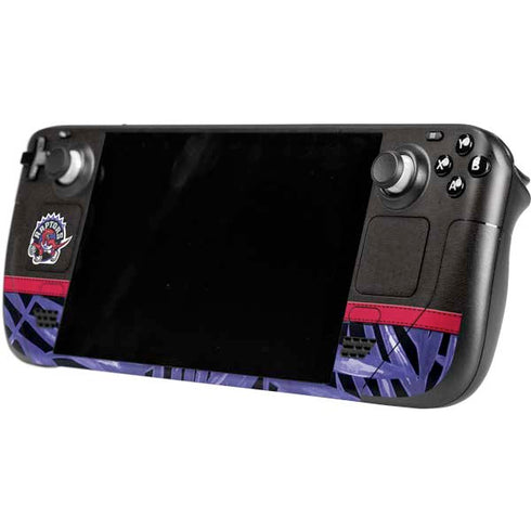 NBA Toronto Raptors Retro Palms Steam Deck Handheld Gaming Computer OLED Skin