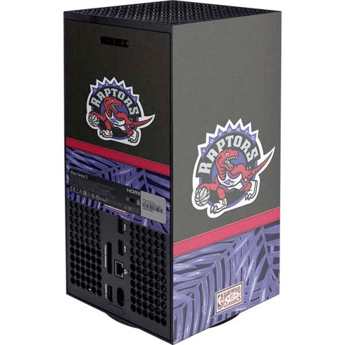 NBA Toronto Raptors Retro Palms XBox Series X Digital Edition Console Skin