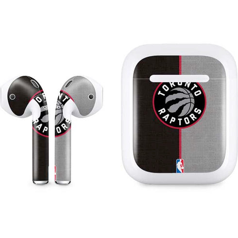 NBA Toronto Raptors Split Canvas Apple AirPods Skin