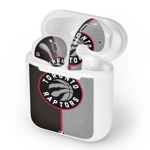 NBA Toronto Raptors Split Canvas Apple AirPods Skin