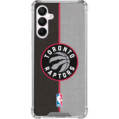 NBA Toronto Raptors Split Canvas Galaxy A16 5G Clear Case