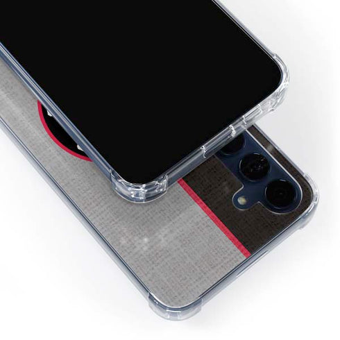 NBA Toronto Raptors Split Canvas Galaxy A55 5G Clear Case