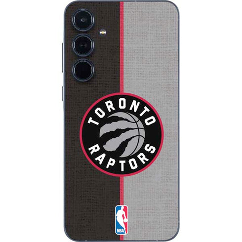 NBA Toronto Raptors Split Canvas Galaxy A55 5G Skin