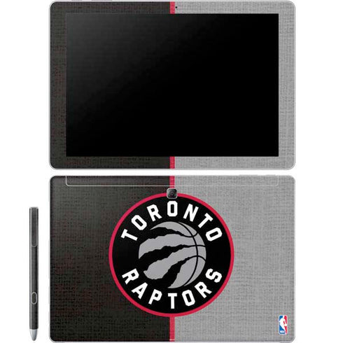 NBA Toronto Raptors Split Canvas Galaxy Book 12in Skin