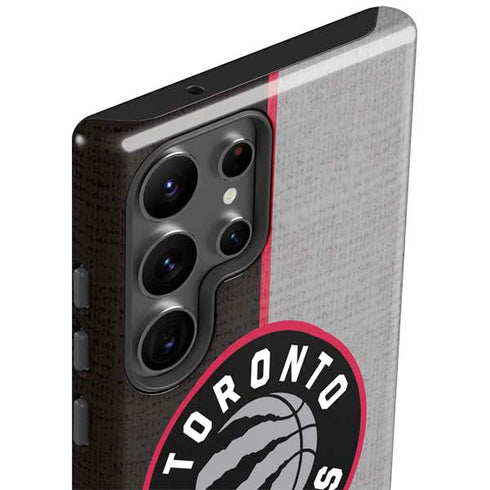 NBA Toronto Raptors Split Canvas Galaxy S23 Ultra Pro Case