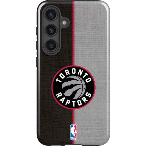 NBA Toronto Raptors Split Canvas Galaxy S25 Impact Case