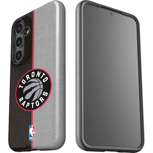 NBA Toronto Raptors Split Canvas Galaxy S25 Impact Case