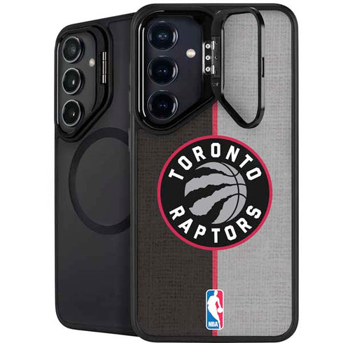 NBA Toronto Raptors Split Canvas Galaxy S25 Kickstand Case