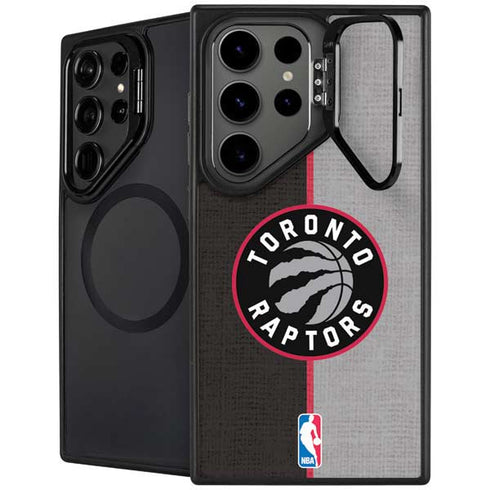 NBA Toronto Raptors Split Canvas Galaxy S25 Ultra Kickstand Case