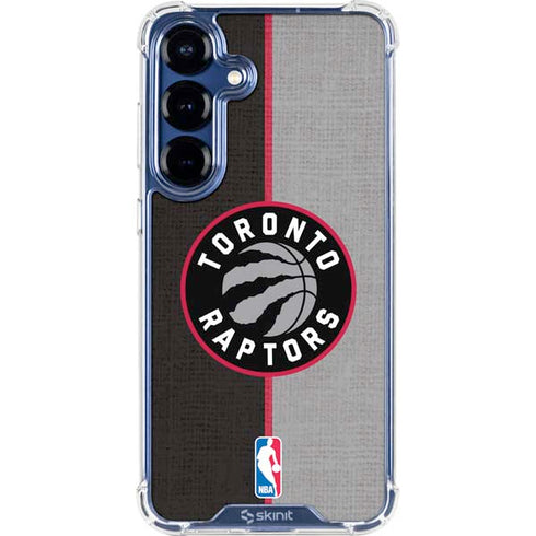 NBA Toronto Raptors Split Canvas Galaxy S25 Plus Clear Case