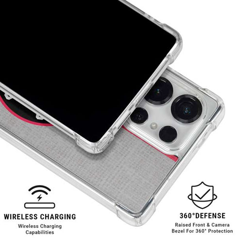 NBA Toronto Raptors Split Canvas Galaxy S25 Ultra Clear Case