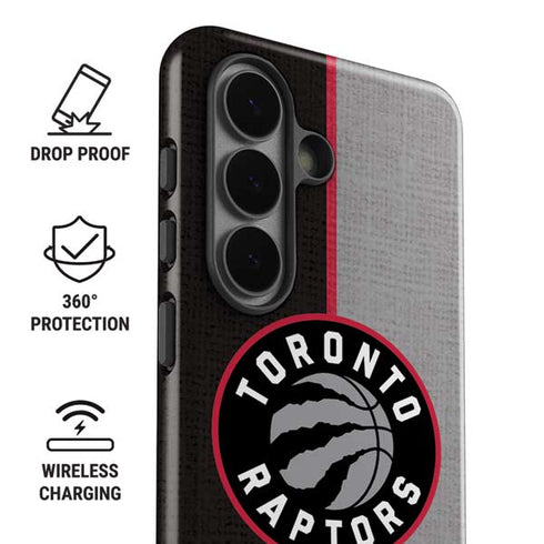 NBA Toronto Raptors Split Canvas Galaxy S26 Plus Impact Case
