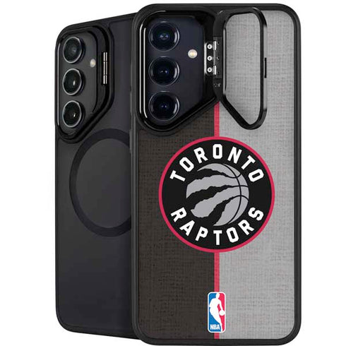 NBA Toronto Raptors Split Canvas Galaxy S26 Plus Kickstand Case