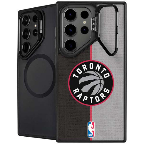NBA Toronto Raptors Split Canvas Galaxy S26 Ultra Kickstand Case