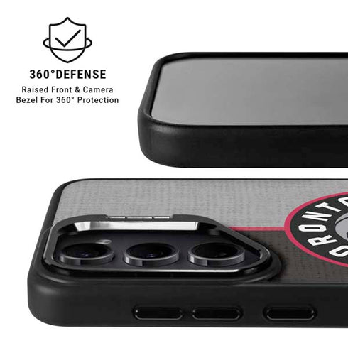 NBA Toronto Raptors Split Canvas Galaxy S26 Ultra Kickstand Case