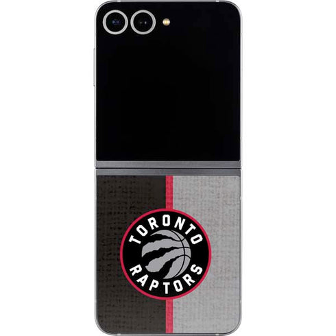 NBA Toronto Raptors Split Canvas Galaxy Z Flip6 Skin