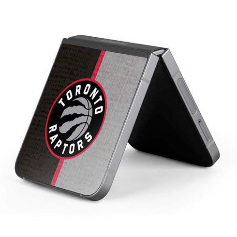 NBA Toronto Raptors Split Canvas Galaxy Z Flip6 Skin