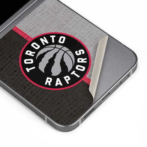 NBA Toronto Raptors Split Canvas Galaxy Z Flip6 Skin