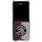 NBA Toronto Raptors Split Canvas Galaxy Z Flip6 Clear Case