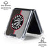 NBA Toronto Raptors Split Canvas Galaxy Z Flip6 Clear Case