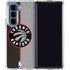NBA Toronto Raptors Split Canvas Galaxy Z Fold5 5G Clear Case