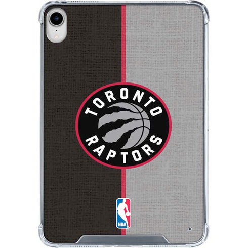 NBA Toronto Raptors Split Canvas iPad 11th Gen (2025) Clear Case
