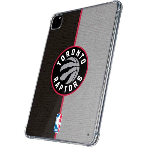 NBA Toronto Raptors Split Canvas iPad Pro 11in (2024) Clear Case