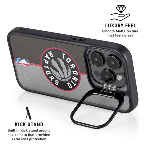 NBA Toronto Raptors Split Canvas iPhone 14 Pro Kickstand Case
