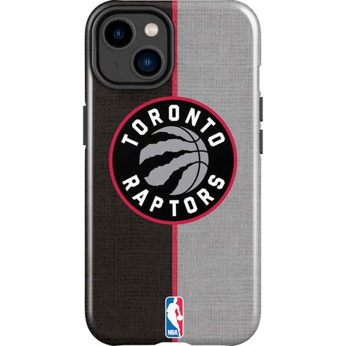 NBA Toronto Raptors Split Canvas iPhone 15 Impact Case
