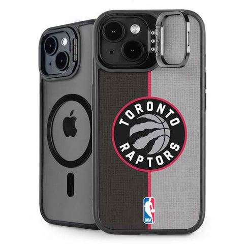 NBA Toronto Raptors Split Canvas iPhone 15 Kickstand Case