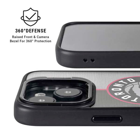 NBA Toronto Raptors Split Canvas iPhone 15 Kickstand Case