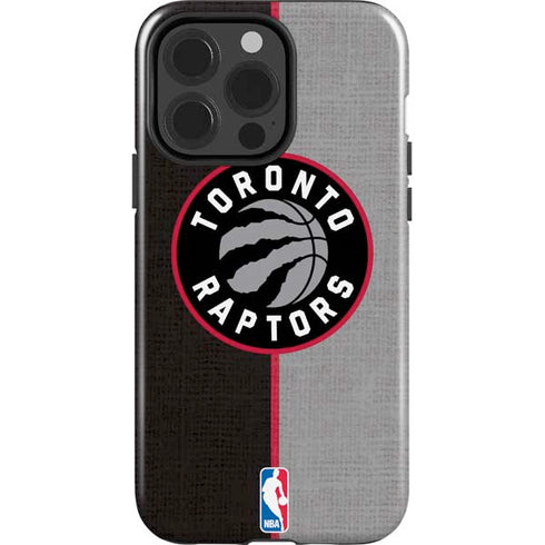 NBA Toronto Raptors Split Canvas iPhone 15 Pro Impact Case